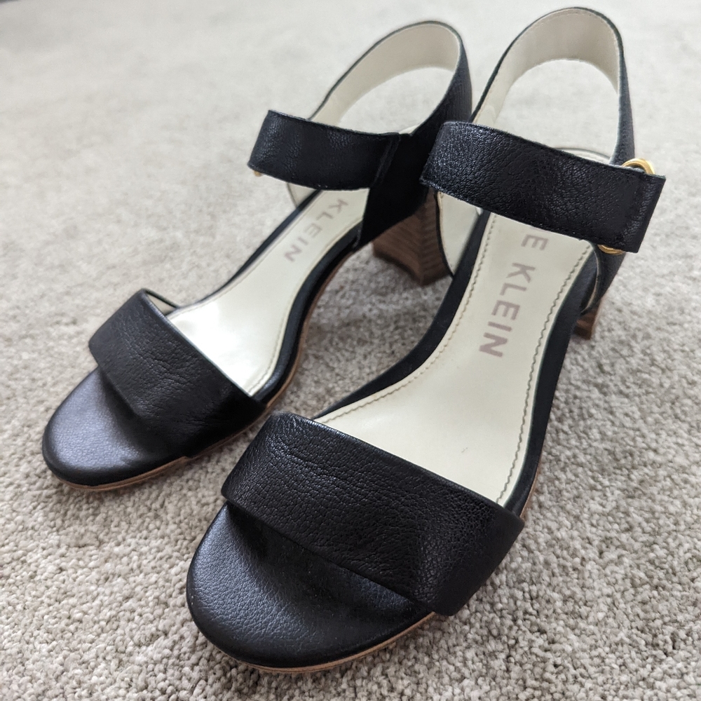 Anne Klein Stacked Heel Sandal